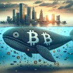 DALL·E 2024 03 05 17.12.56 Create a realistic image for a blog post titled As banks buy up bitcoins who else are the Bitcoin whales The image should visually represent the m